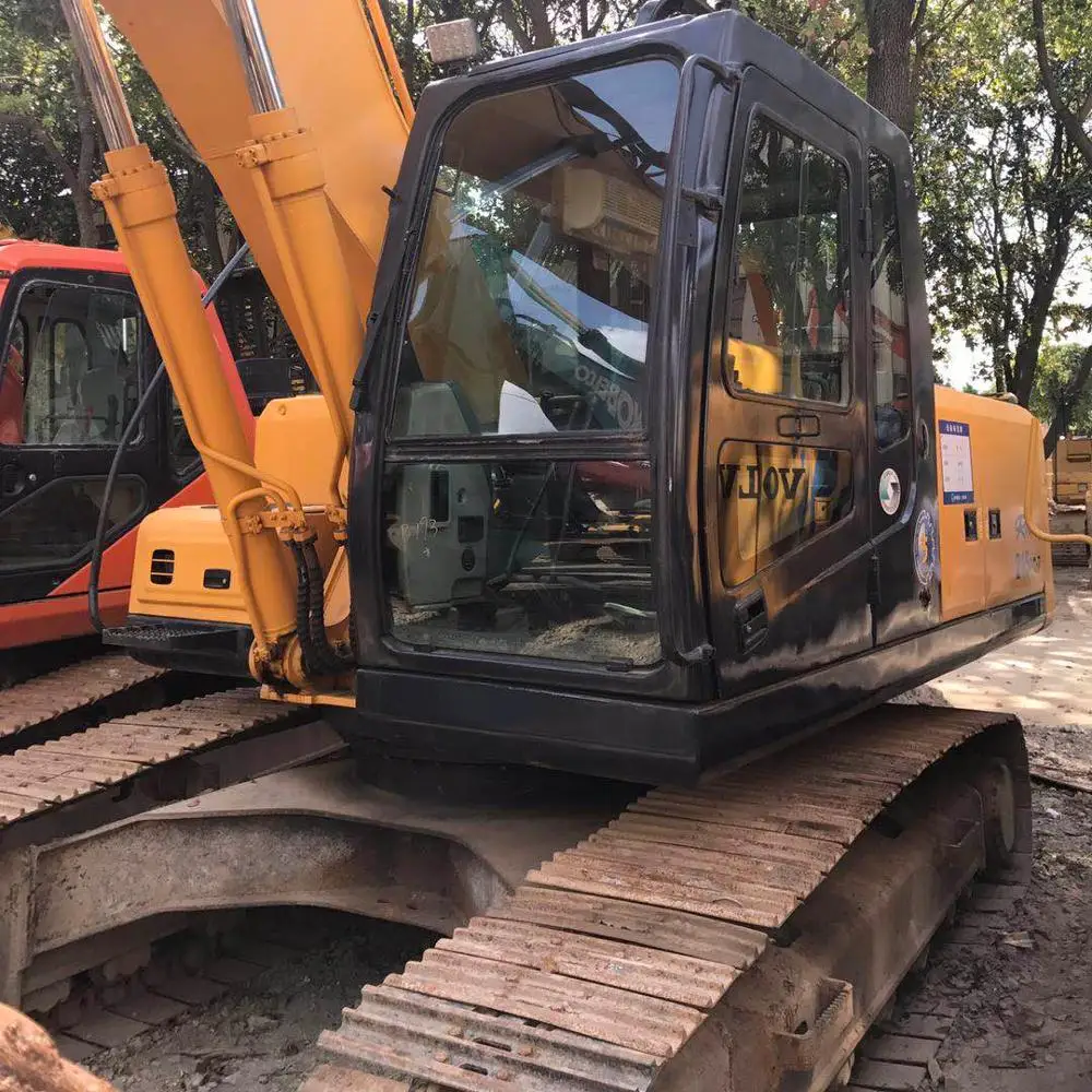 USED CONDITION HIGH QUALITY HYDRAULIC EXCAVATOR FOR SALE USED HYUNDA 215LC-7 CRAWLER CRANE FOR SALE