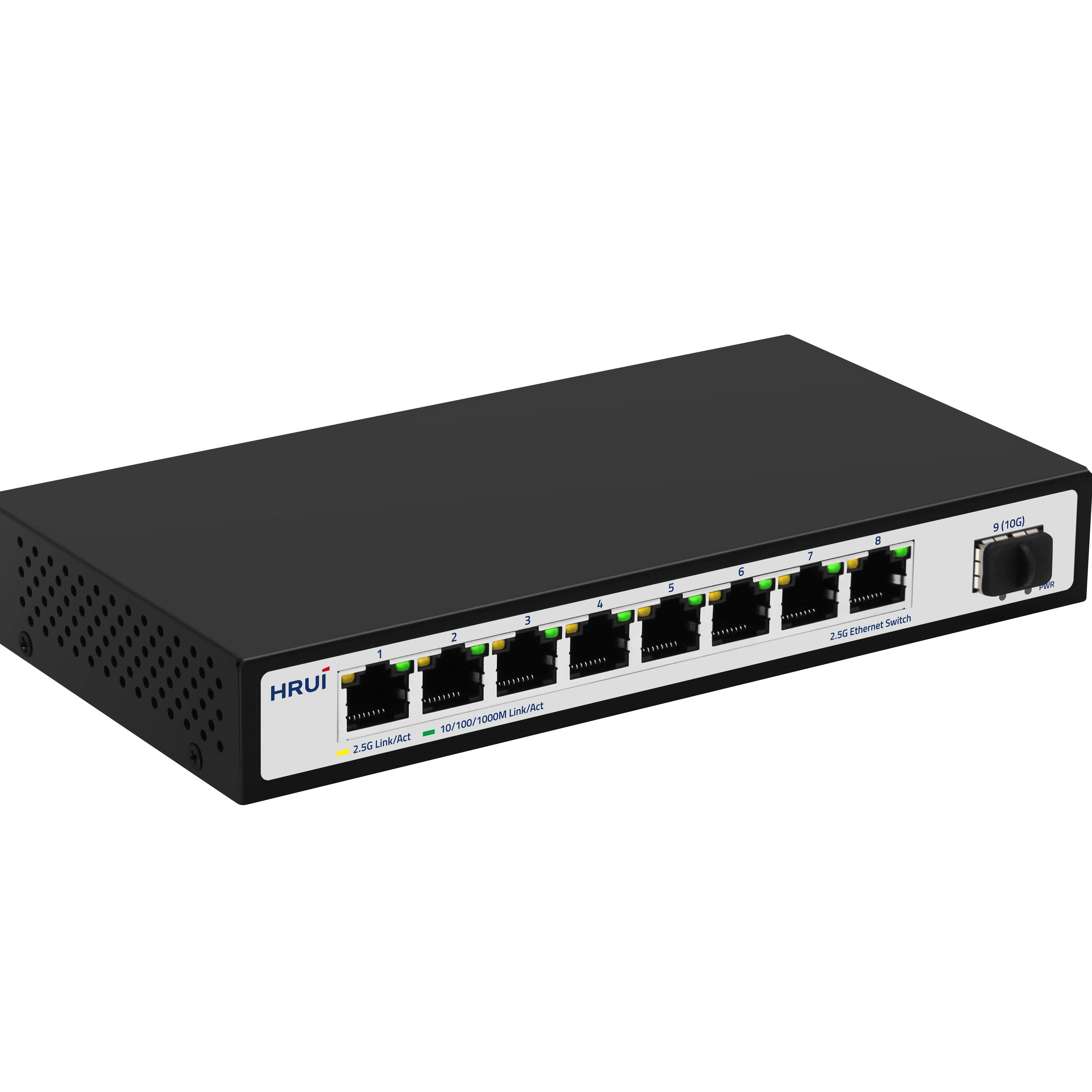 Direct Factory 9 Port 2.5G Ethernet Switch With 10G Uplink SFP