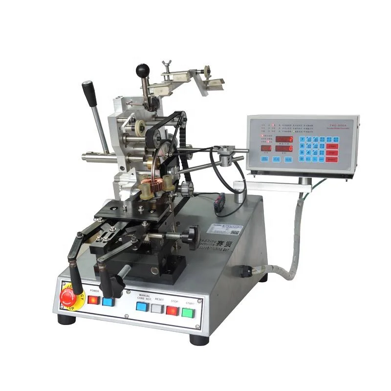 Automatic toroid power magnetics coil winding machine(SS900B6 series wire D 0.3~1.2mm) replace GORMAN toroidal winder