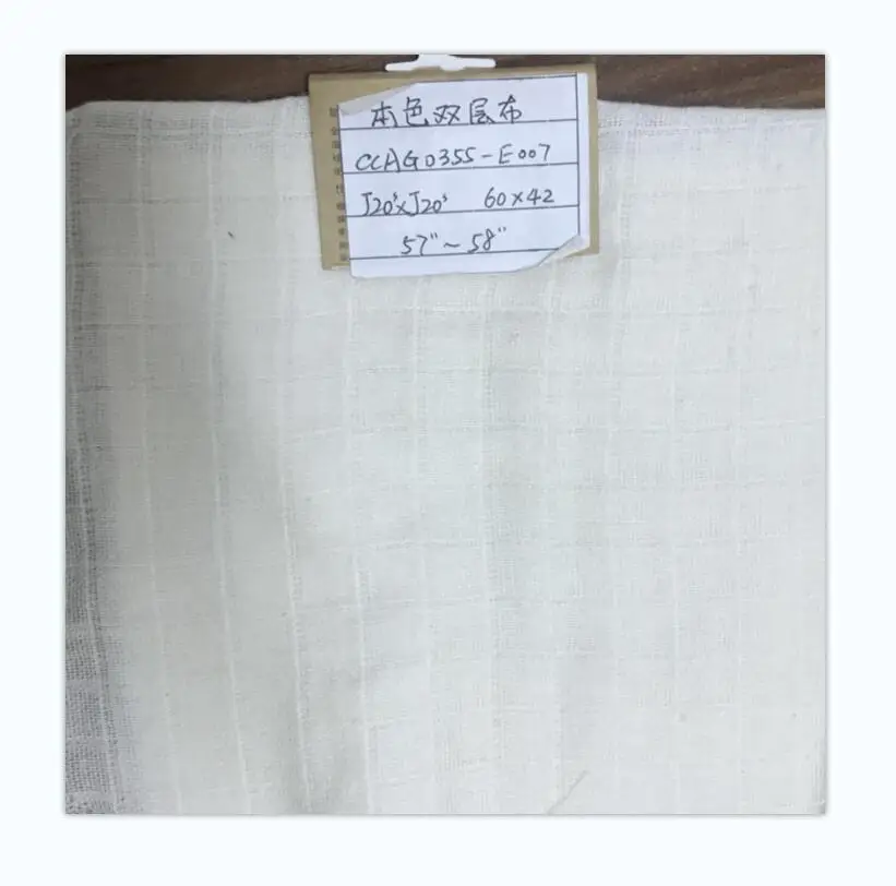 100% Cotton Leno Fabric for Medical Use Medical Gauze Fabric