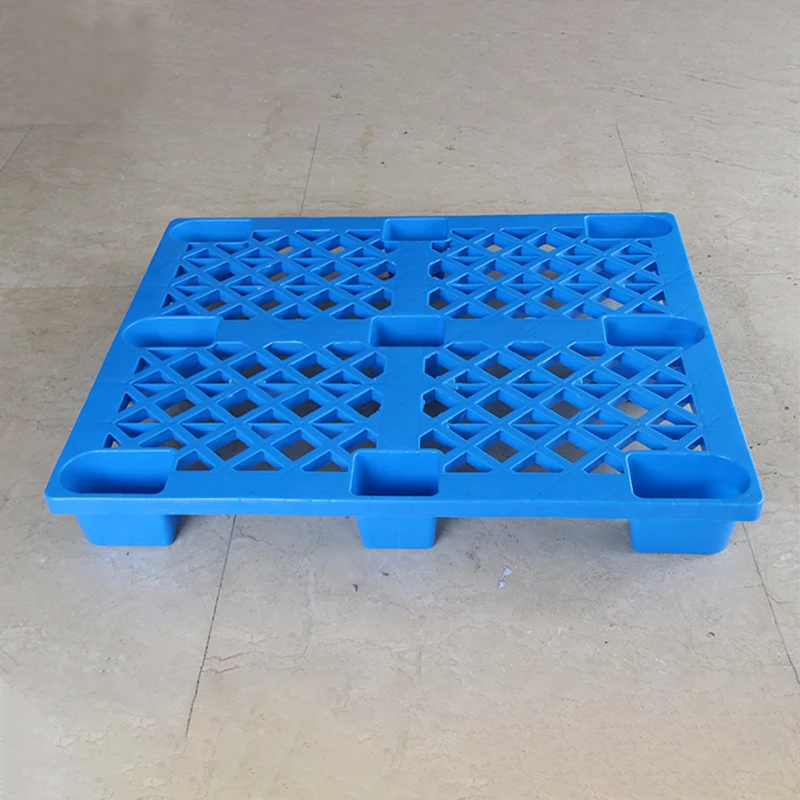 Hot sell low price 9feet Eco- friendly Euro pallet 4 way single side recycle plastic pallet for logistic and warehouse