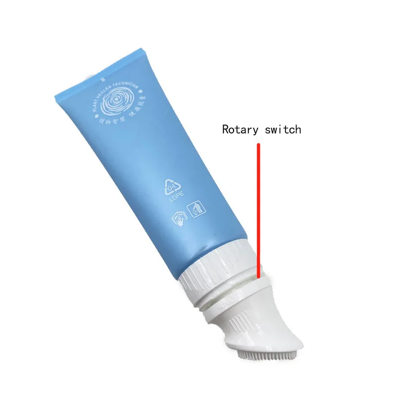 80-450ml face clean tube soft rubber brush massage facial cleanser tube 100ml cosmetic packaging tube container