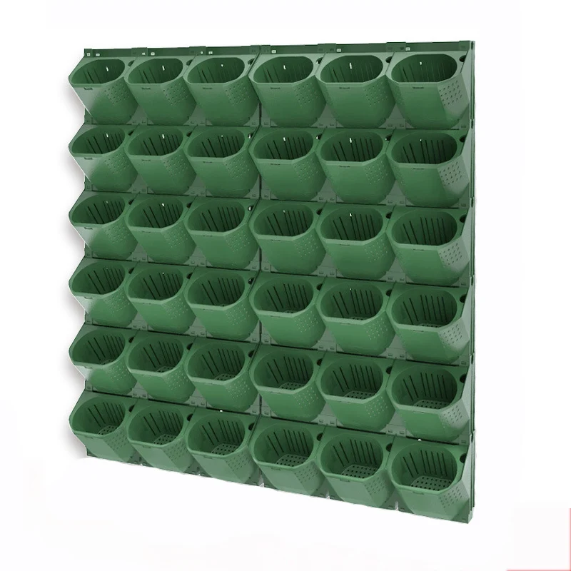 Vertical Greening Plant Green Wall System Wall Flower Pot PP