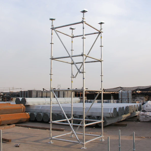 TECON Complete Metal Ring Lock Scaffolding Hot Dip Galvanized All Round Ringlock Scaffold For Sale