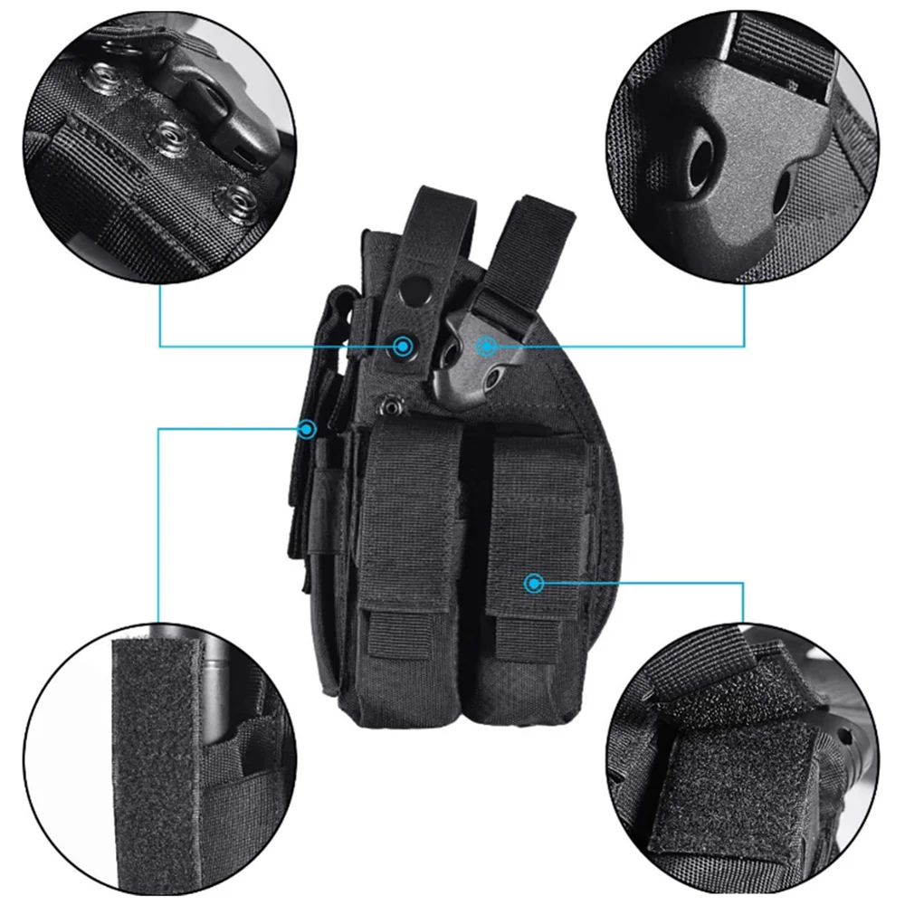 Holster For GUN WITH TACTICAL FLASHLIGHT or LIGHT COMBO