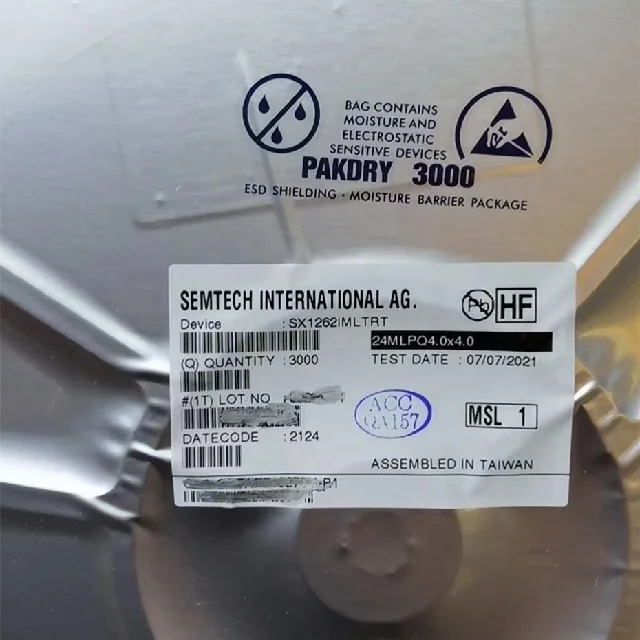 RF/IF RFID Transceiver ICs SX1262IMLTRT SX1262 24-QFN New and original