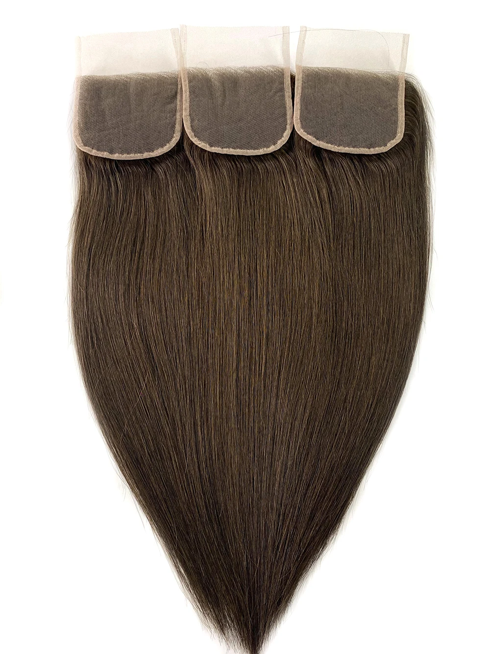 2024 100% Virgin Human Hair 4x4 4*4 Silk Base Lace Closure For White Women Silk Invisible Free Part Lace Closure