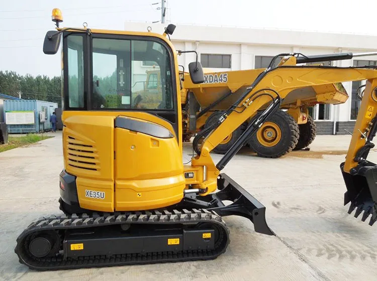 Oriemac Mini Excavator with Cabin/Canopy 3.5t Crawler Excavator XE35U with EPA