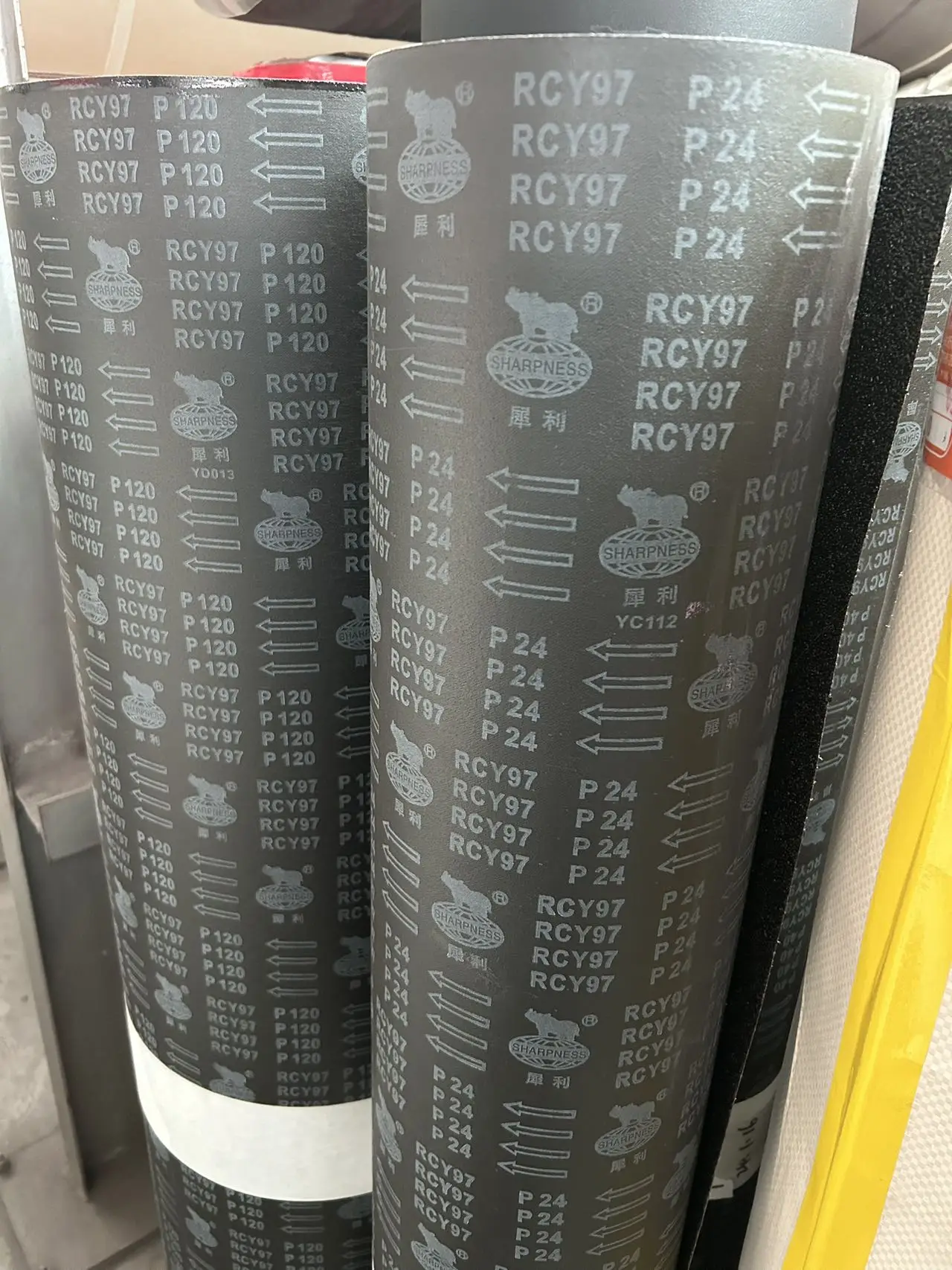 SHARPNESS Silicon Carbide Abrasive Sanding Roll C97 x 227 for particle board Wood Panel Glass Granite Marble Stone Grinding