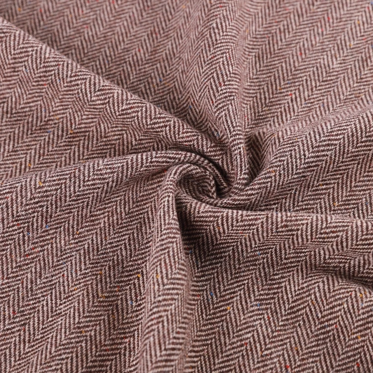 Customized Anti Pilling Knit Fabric Multicolored Woolen Fabric For Blouses