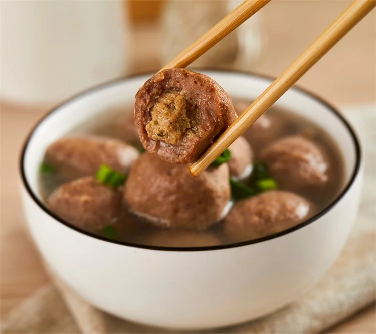 2021 Hot selling frozen food juicy beefmeat ball halal food frozen food