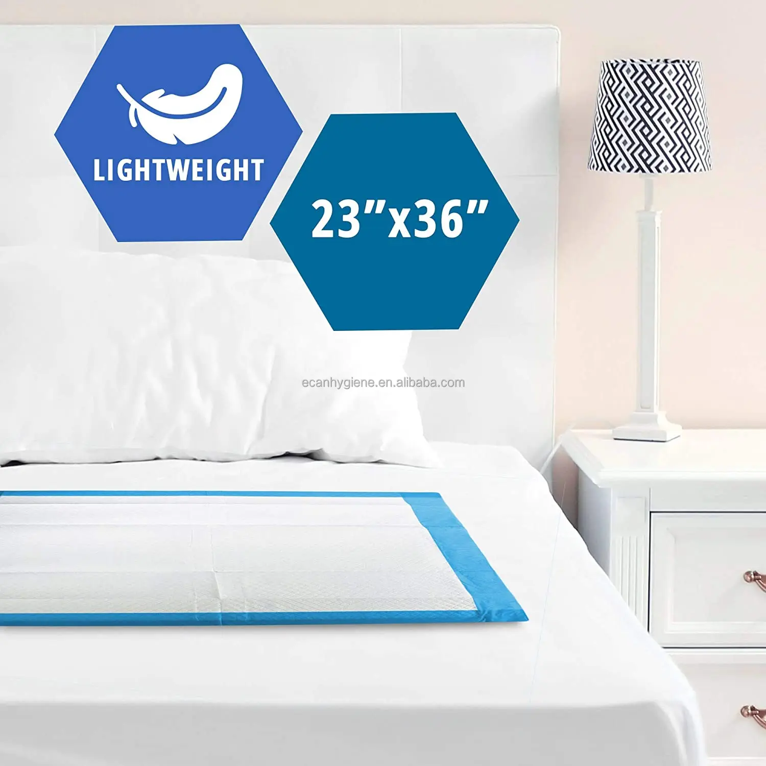 OEM 60x90cm Disposable Incontinence Pads Bed Incontinence Underpads