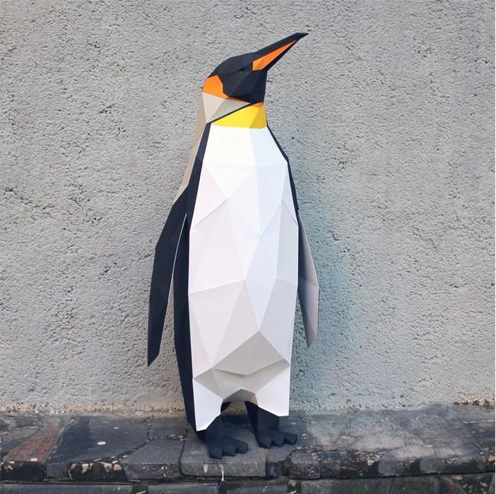  3D оригами Бумага DIY милая сова существа для изготовления с использованием модульной сложенной бумаги декоративно-прикладное искусство треугольники игрушка бумажная
