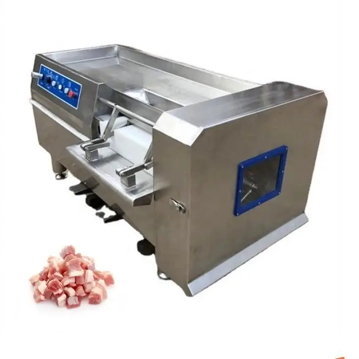 Cheap Factory 3mm -30mm cuber frozen goat meat cutting machine for sell