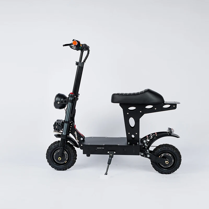 Dual Drive 5600W Off-Road Electric Folding Scooter with 60V20AH Endurance Battery Bluetooth Smart Type Two Wheels