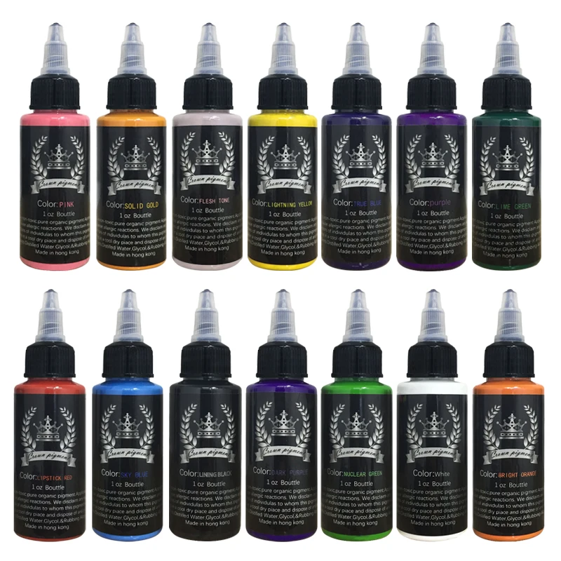 silver Crown Pure plant tattoo pigment ink