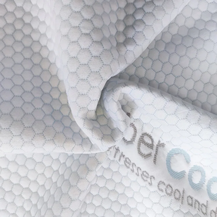 Custom Manufacturer Cooling Ice Silk Air Layer Laminated TPU Fabric for Pillowcase/Mattress Protector
