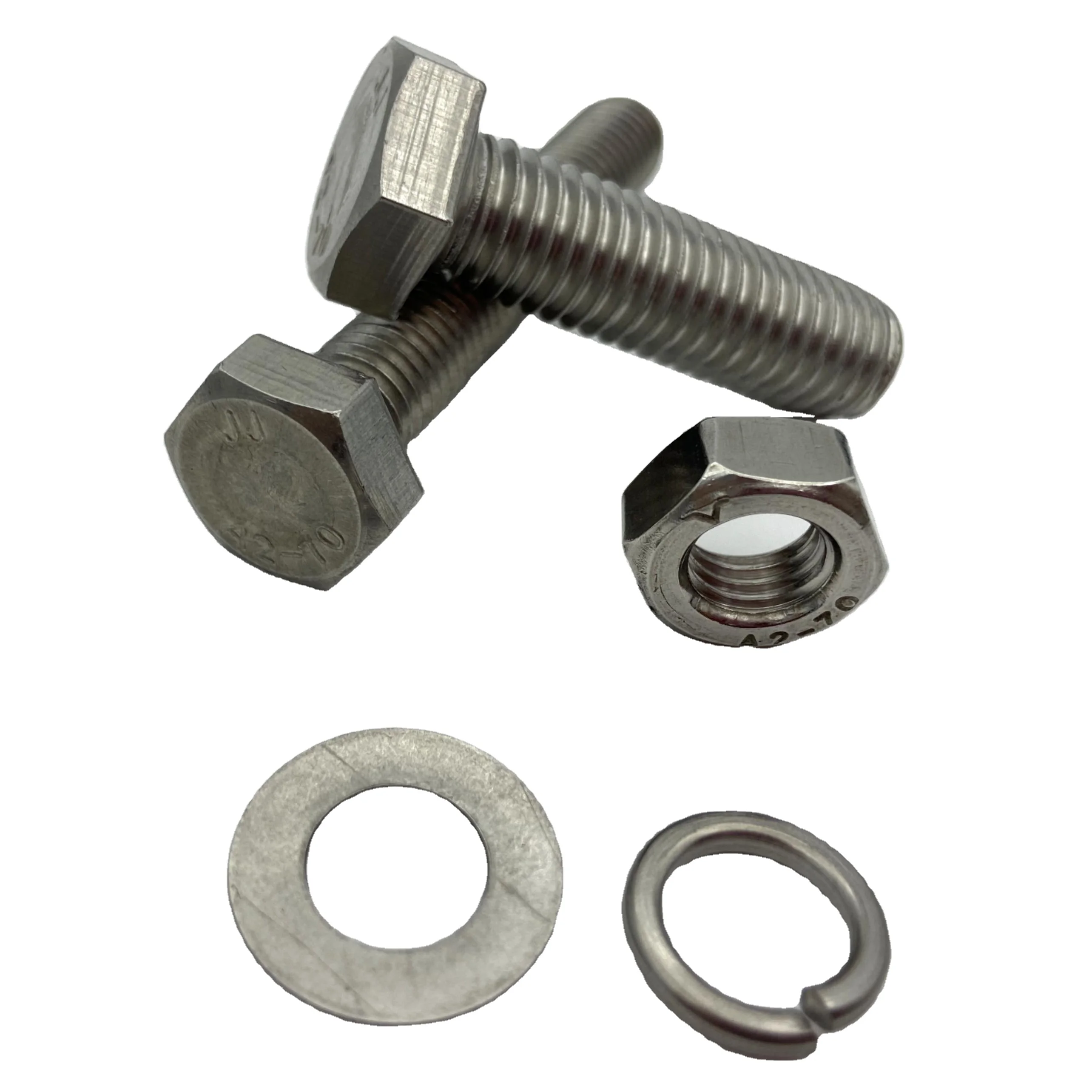 High Strength screw 304 stainless steel bolts and nuts M2 ,M4 ,M6,M8,M10,M12,M14 ,M16,M20