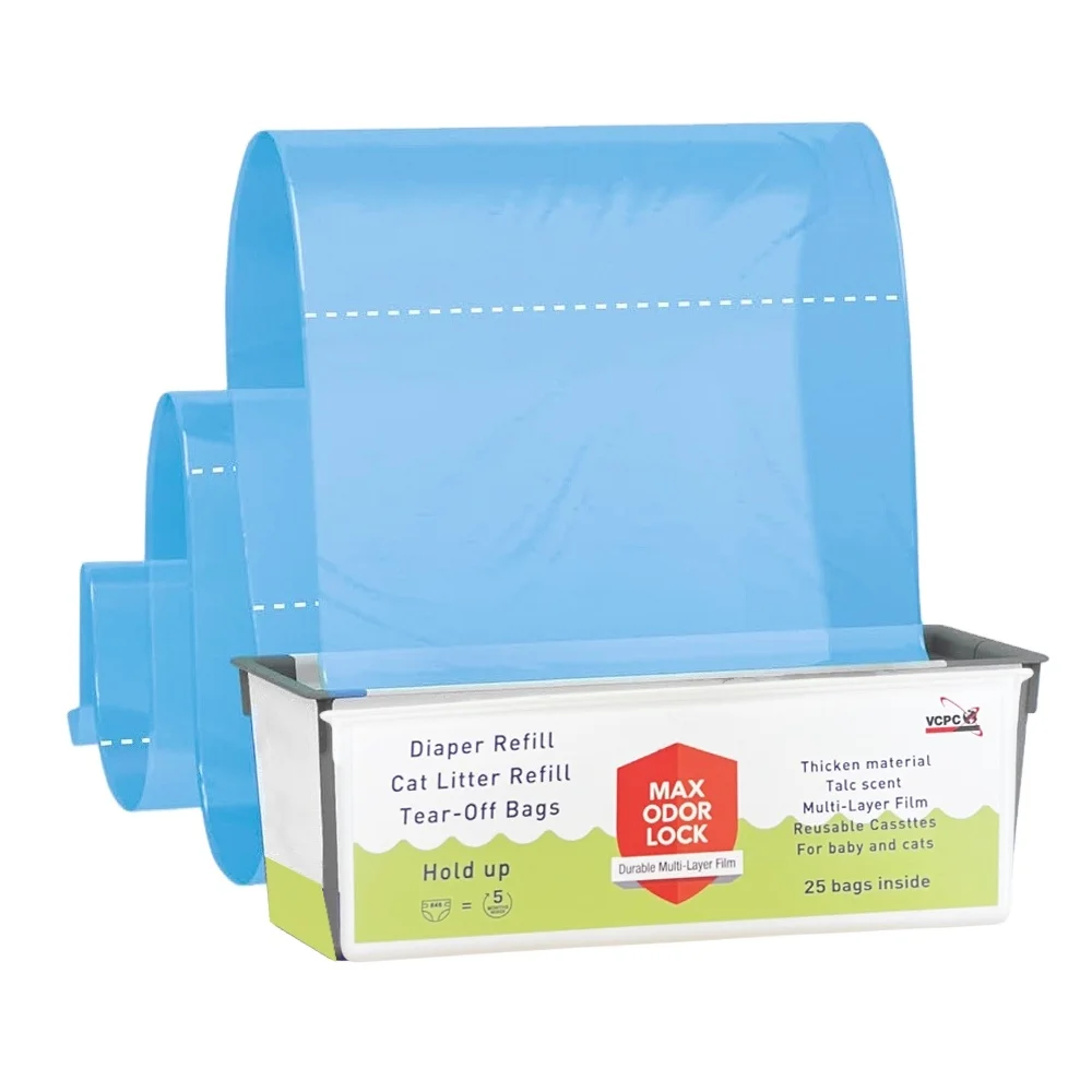 New Diaper Easy Roll Refill with 30 Bags Lasts Up to 8 Months or Holds Up to 1410 Newborn Diapers Per Refill Diaper Refill Bag