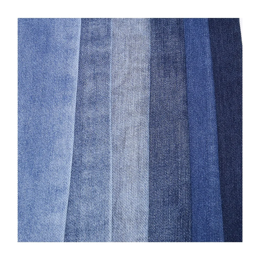 colored denim fabric Good quality waterproof hemp canvas denim jeans fabric