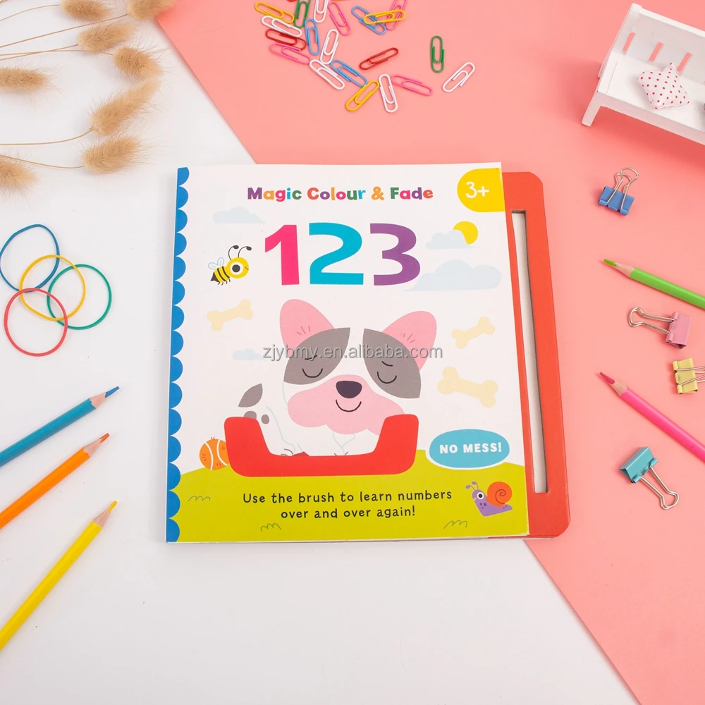 Factory Direct Sale Creativity Customized Baby Magic Colour Drawing Exercise Book For Gift