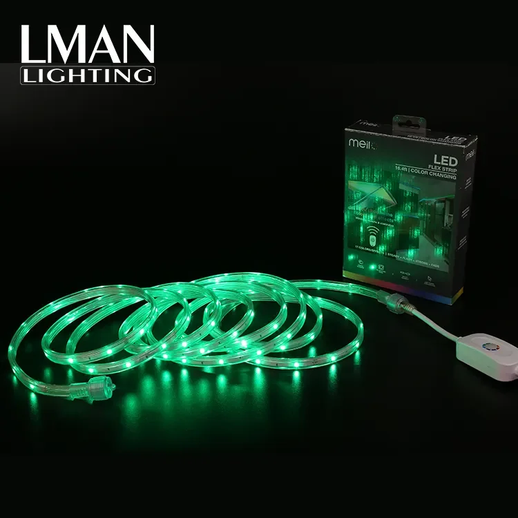 High Voltage 110V 220V IP67 Waterproof 30leds 60leds 5 10 20 meters 5050 Led RGB Light Strip