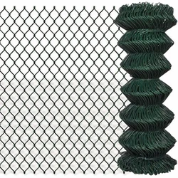 Cheap Price Galvanized Green Black Powder Coated Garden Fencing/chain Link Fencing For Construction Site Or Building Material