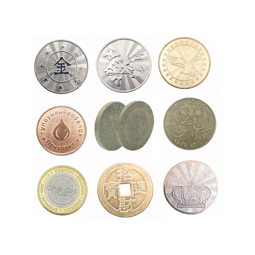 Wholesale customized arcade token custom game token Metal game coins for game machine