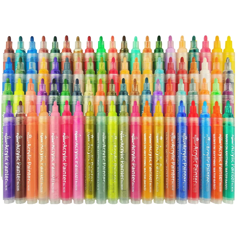 Hot Sell 18 Colors Waterproof Color Alcohol  Marker Pen Set WITH Considerate price