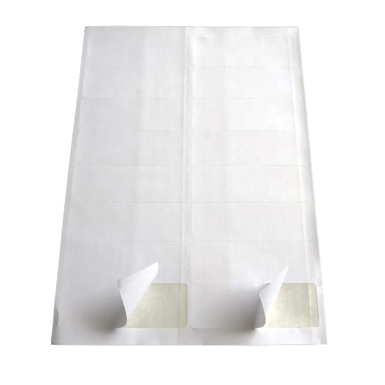 Clear security seal warning flat PE packing list pouch