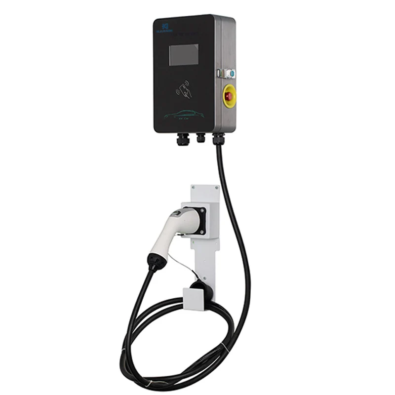 
32A type 2 ev home charge station for electric vehicle charging J1772 Plug 