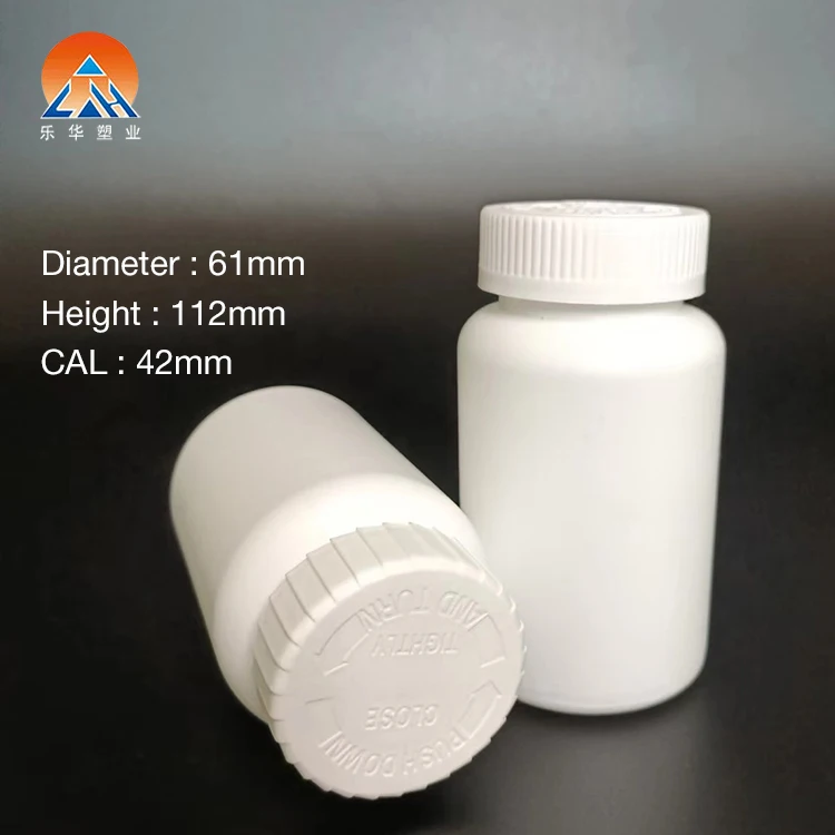 High selling 100cc White Pet empty Plastic vitamin Medicine Pill Capsule Bottle