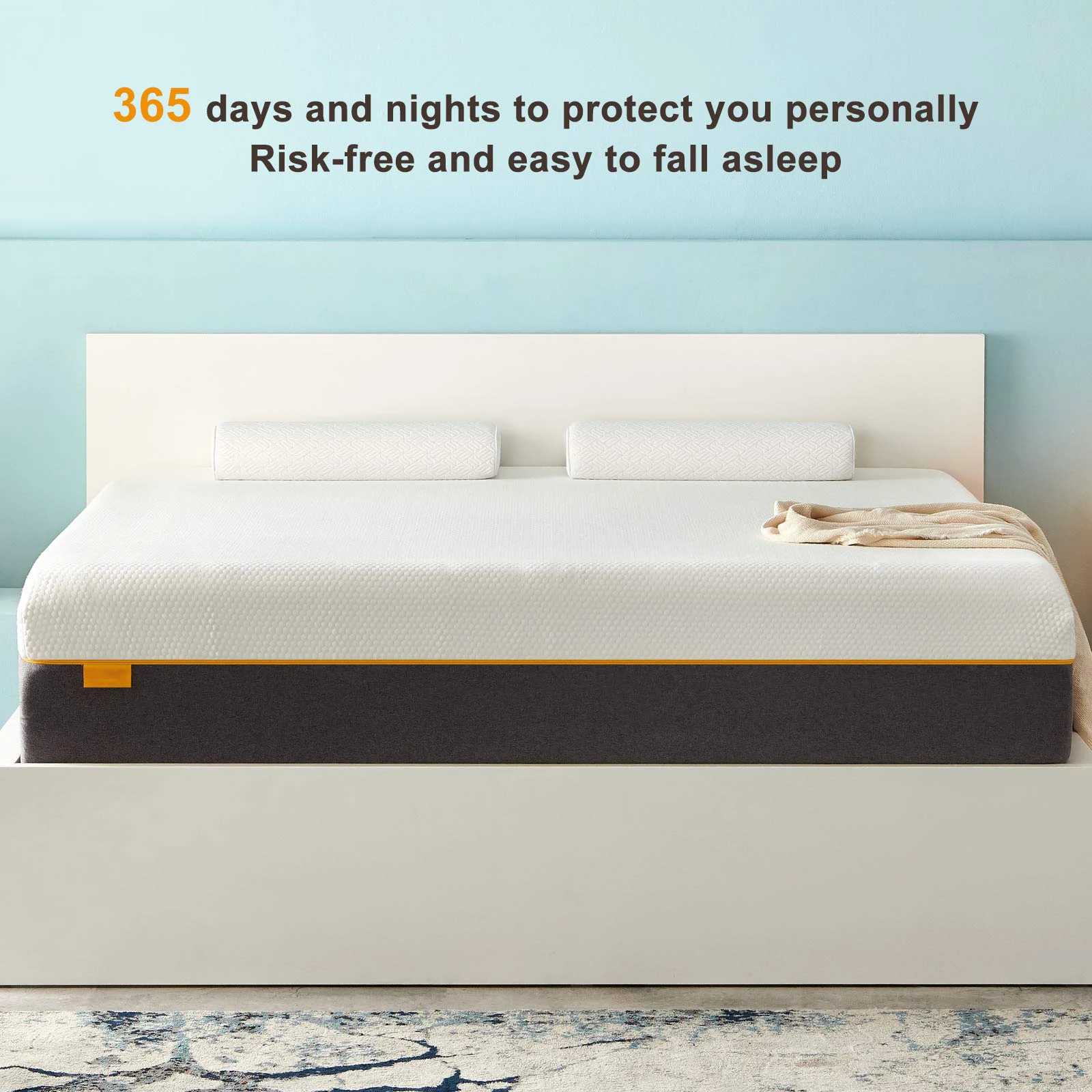 EN1957 Extraction in organic solvent by GC-MS LC-MS/MS super soft firm inodorous Polyurethane Gel Memory Sponge Foam mattress