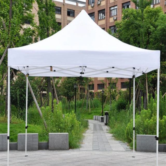 4x8 3x3 Hard Floor Forward Trailer Big Screen Canopy  Quick Retractable Parking Bed Cover Car Garage Frame Folding Tent