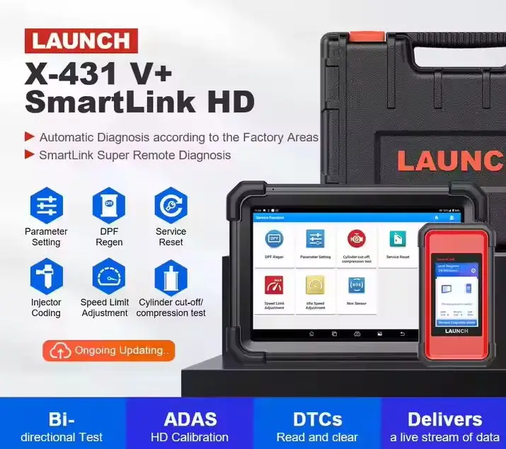 Профессиональный Автомобильный сканер для запуска X431 V + SmartLink HD Тяжелый грузовик дизельного топлива 12V 24V автомобиля полный инструмент диагностики системы