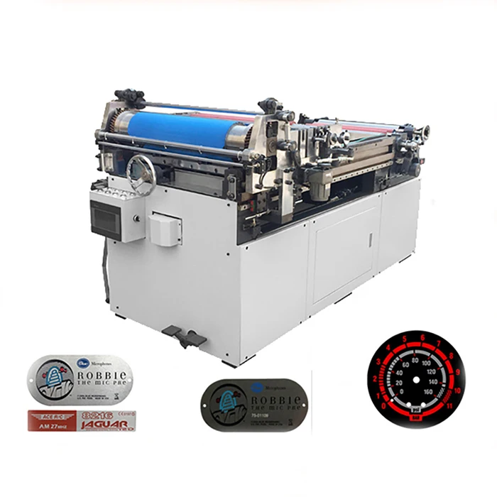 High quality and high efficiency new label offset printing machine with automatic cooling and suction device