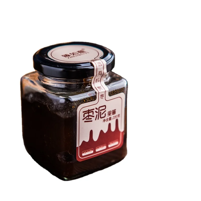 Wholesale China High Quality  Organic Red Dates Fruit Jam Jujube Paste 100% Pure Natural Red Jujube Paste