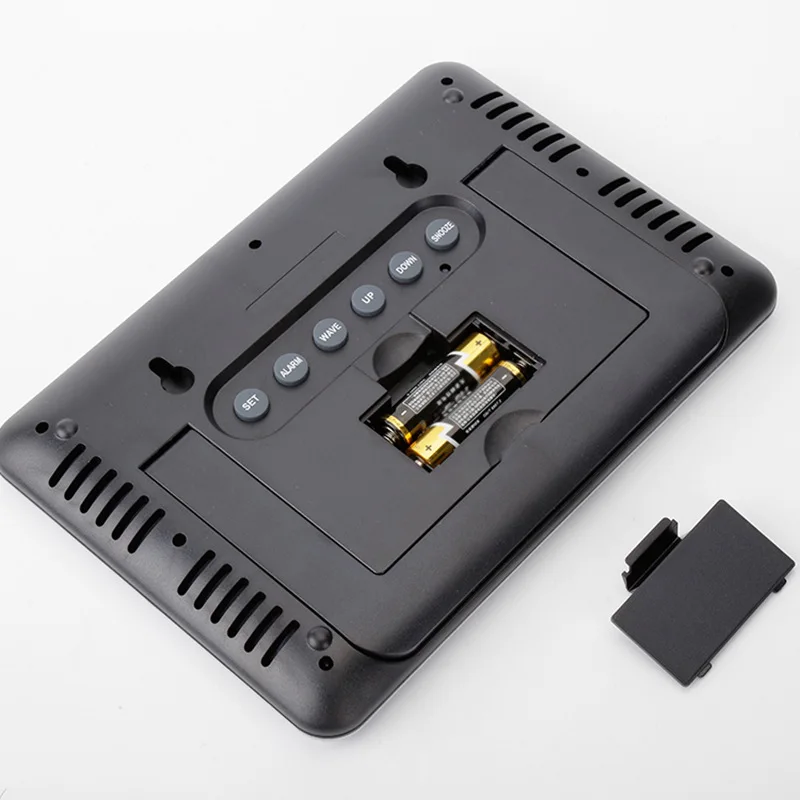 KH-CL106 Desktop Alarm Decorative Simple Design Digital DCF RCC Promotional Mounted Stylish World Time Zone Wall Clock