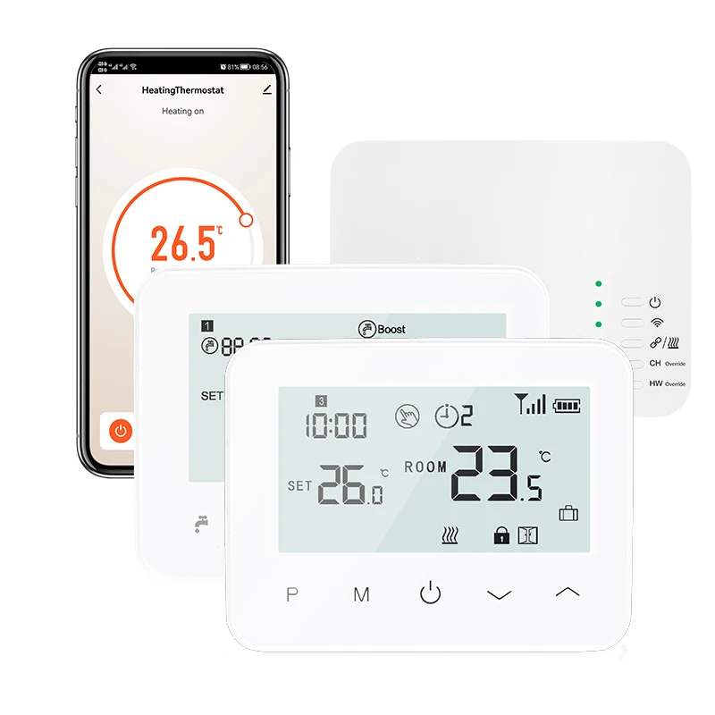 Smart Thermostat with User-Friendly Interface and WiFi Capability for Convenient Boiler Management