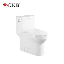 CKB OEM ODM мощный удлиненный S-Trap напольный сифон струйная промывка ванная комната белый Туалет