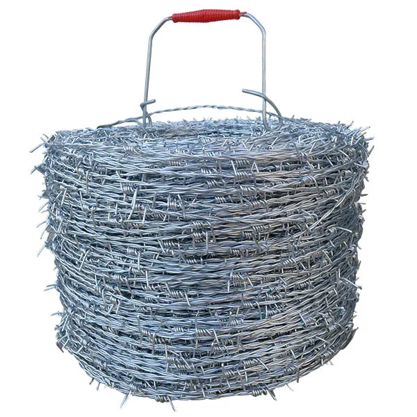 Barbed Wire Wholesale Galvanized Barbed Wire/Factory Direct Sales prison barbed wire fencing