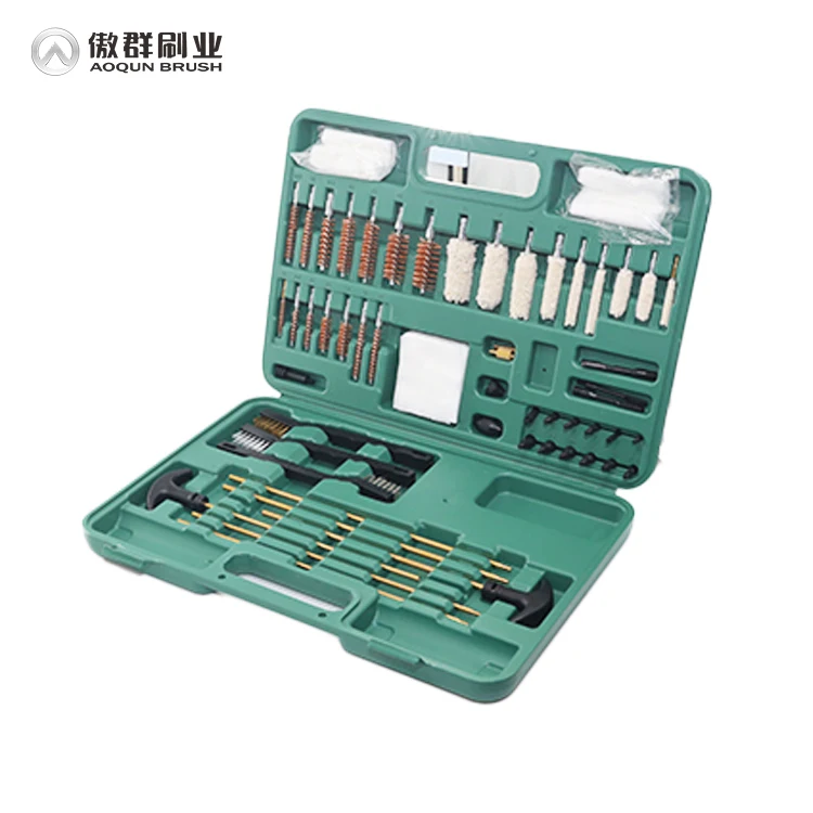 Best Selling Wholesale Hunting Bore Cleaning Brush Kits With Aluminum Alloy Case
