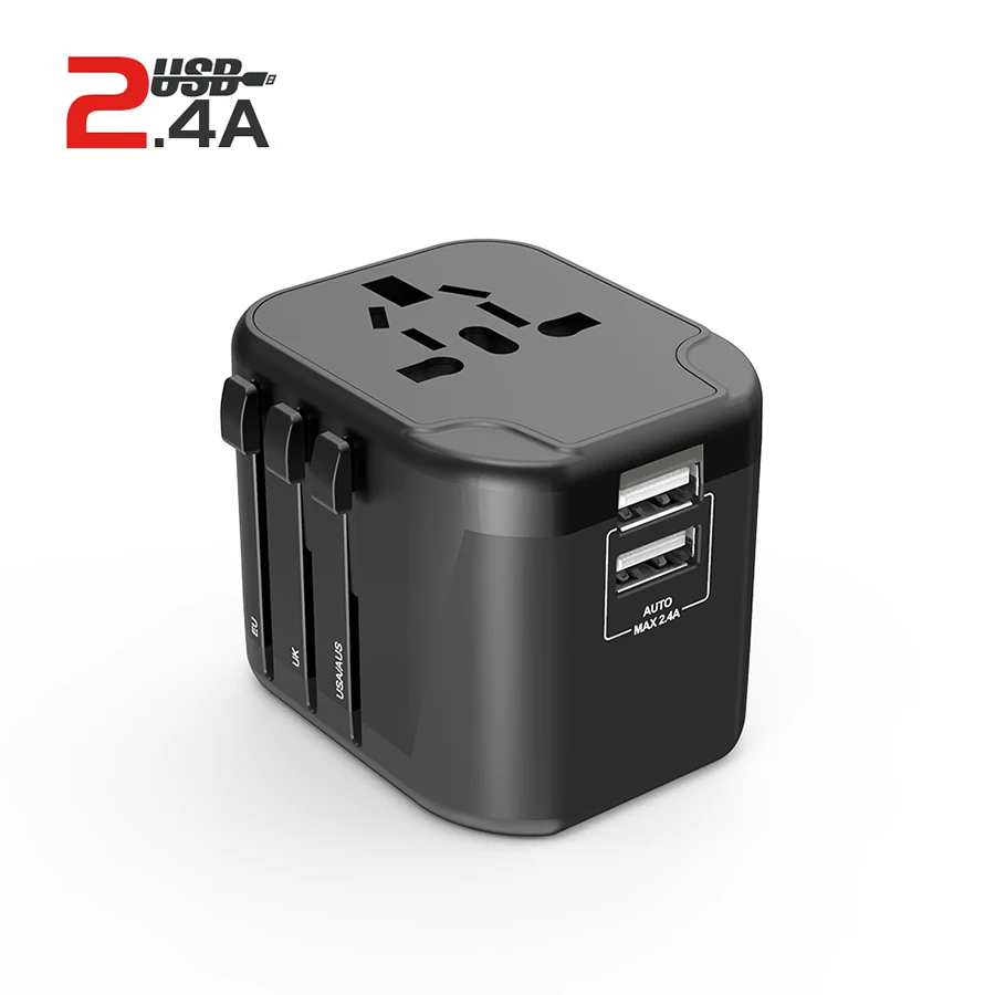 Electrical gadgets for traveling outlet european with usb usa 2 pin to uk 3 pin plug adapter switch socket