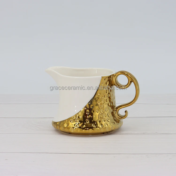 Fine Royal Porcelain Tea Set Gold Plated Ceramic Bone china Turkish Arabic Coffee Set Tea Cup Set With Teapot