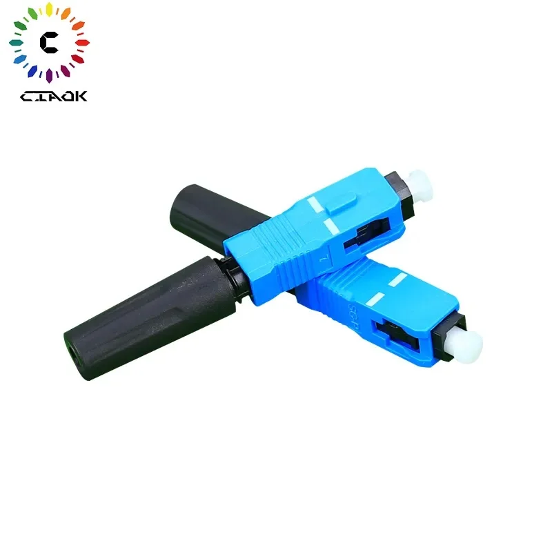 50mm 55mm FTTH Fiber Optic Fast Connector Rapido SC UPC Optical Connector SC Fast Connector