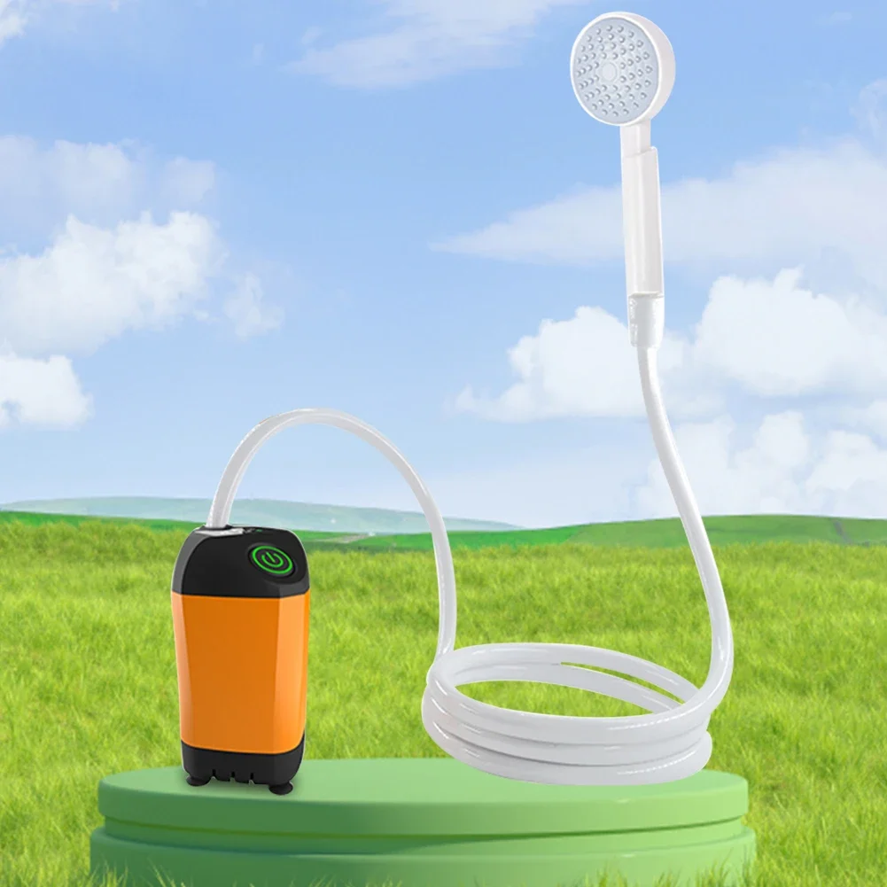 Outdoor Camping Shower Portable Electric Shower Pump IPX7 Waterproof with Digital Display for Camping Travel Beach Dormitory