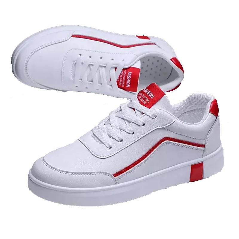 
dropshipping outdoor casual sports shoes lace up flat low cut skateboard men canvas students fashion sneakers soft men shoes 