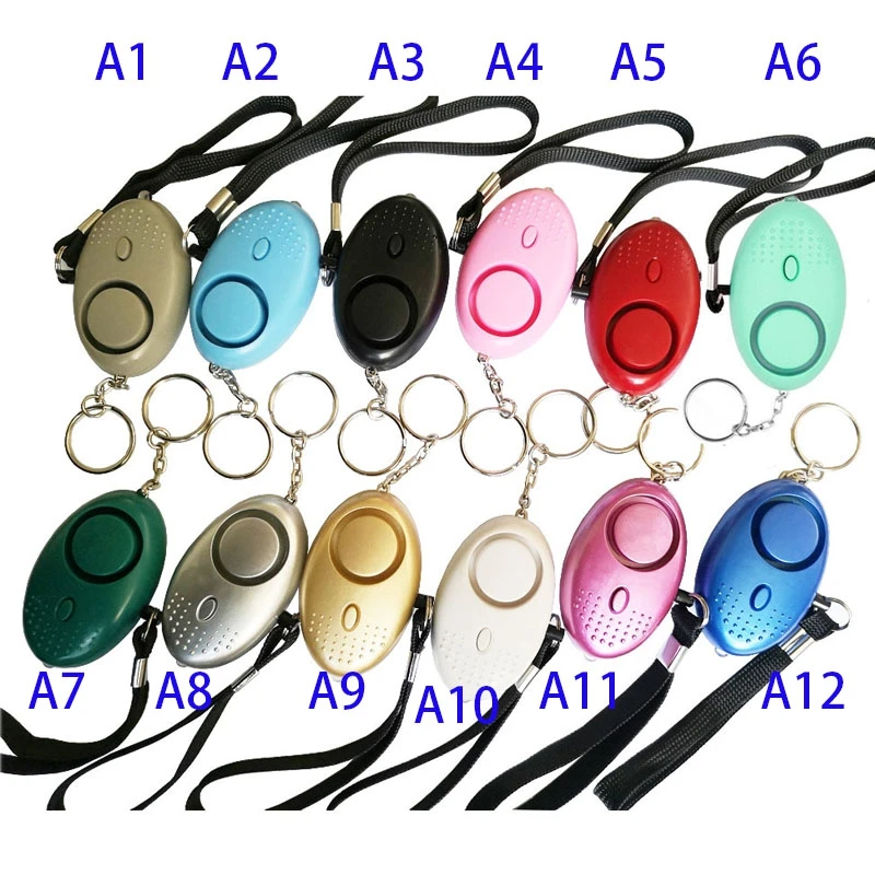 Self Defense Keychain Accessories High Quality Alarm Whistle Keychain For Women
