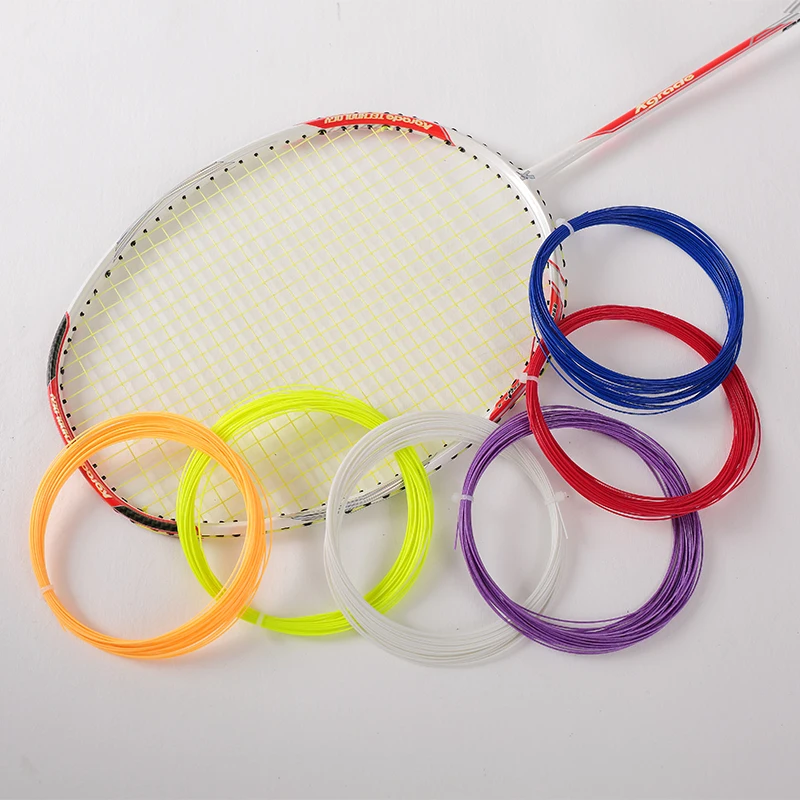 Premium Quality Badminton String0.66mm Nylon Fiber Lingmei Lk66 Double Color For International Tournament Training Fitness