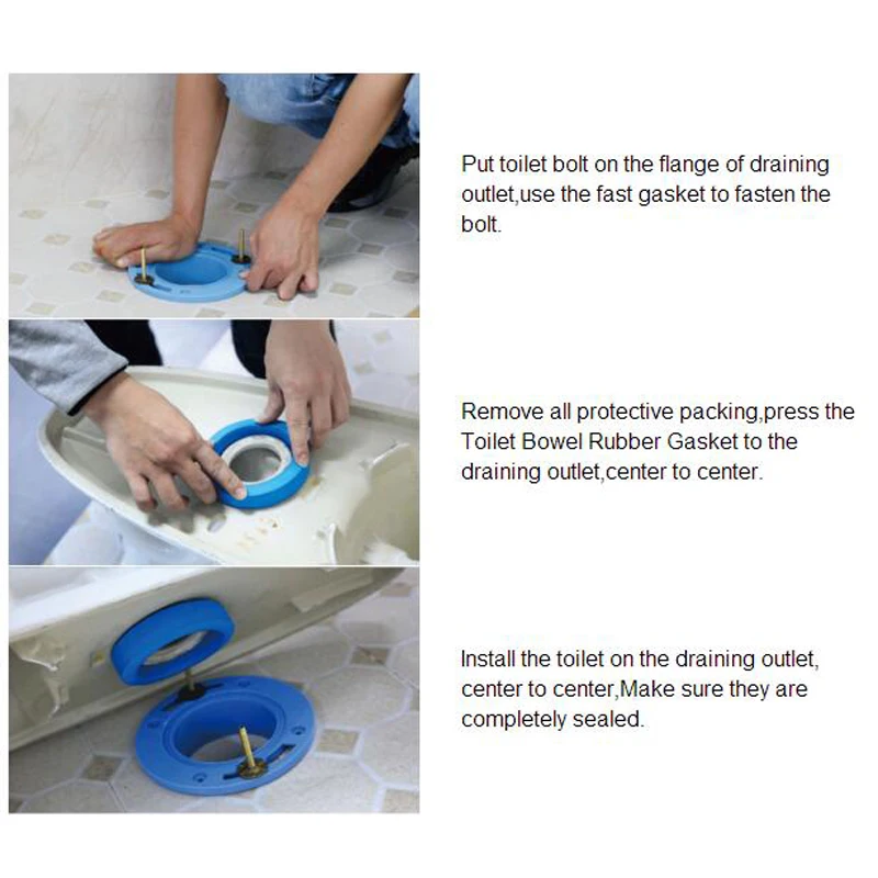 Toilet Bowl Seal Gasket Ring With Flange